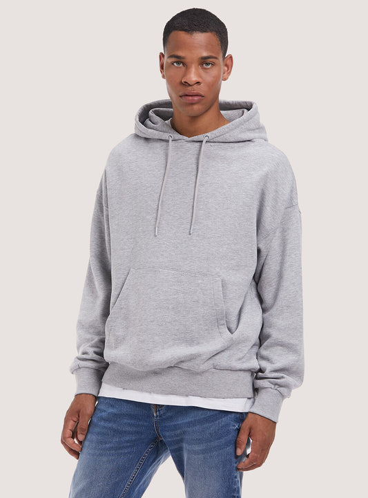 Sweat-shirt Gris 100% Coton Personnalisable