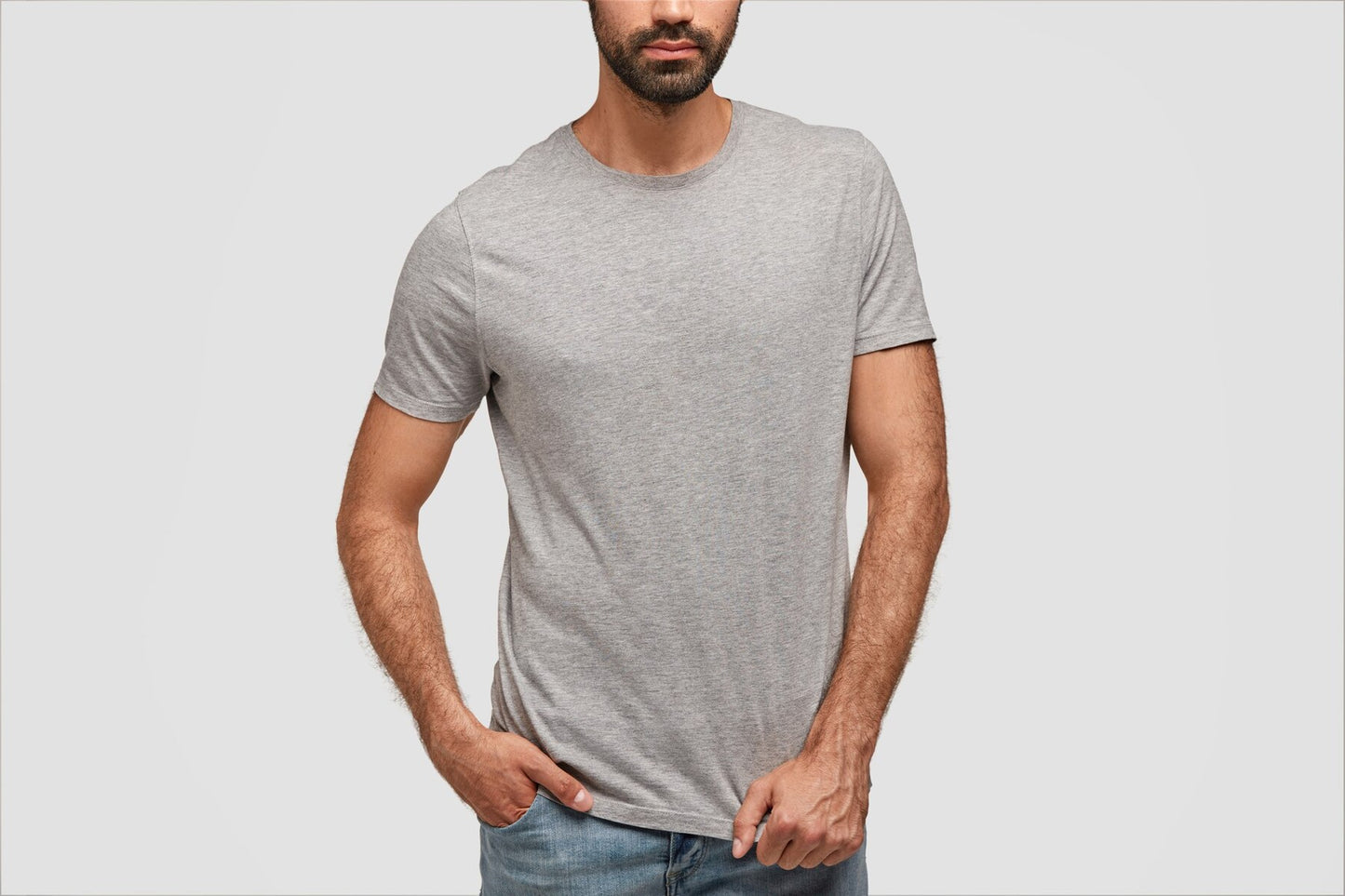 T-shirt Gris 100% coton Personnalisable